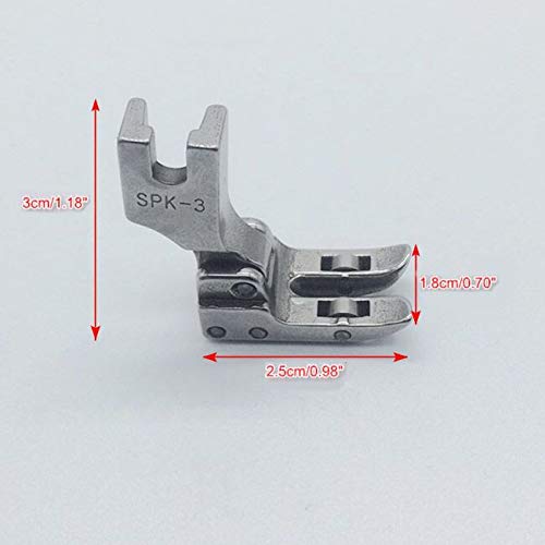 YICBOR Industrial Sewing Machine High Shank Roller Foot for Singer, Brother, Juki #SPK-3