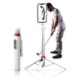 62" Phone Tripod & Selfie Stick for Golf Training, Extendable Cell Phone Tripod Stand with Wireless Remote and iPhone Holder, Golf Training Aid - Compatible with iPhone Android (White)