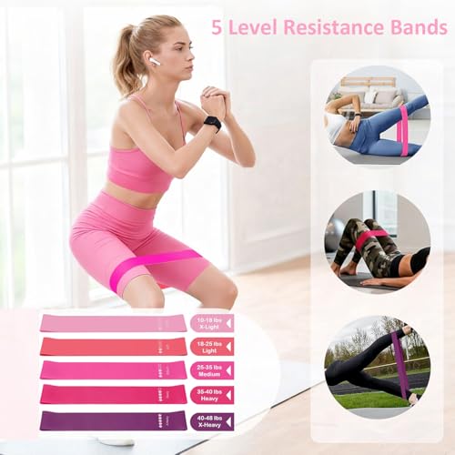 Pilates Equipment Kit for Home Workout,Home Pilates Ring and Ball Set for Women,16PCS Pilates Essentials Accessories for Beginners and Women Yoga