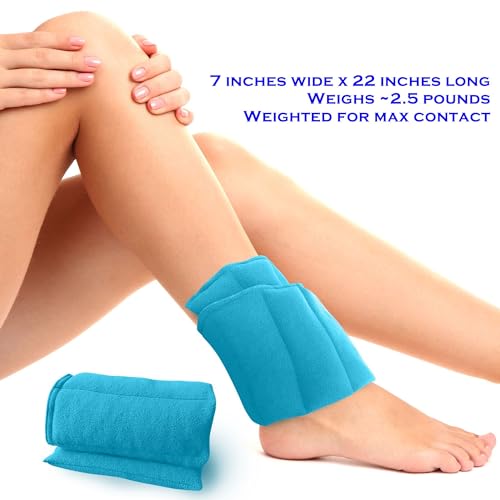 Microwavable Heating Pads Set of 2 Natural Moist Heat Pad for Back Pain, Neck and Shoulders, Nerve, Cramps, Lower Lumbar Relief - size: 2 Pieces 7x22"