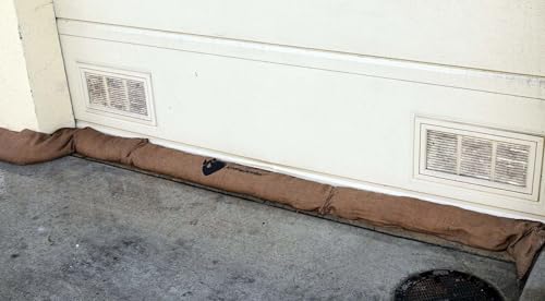 HydraSorber - Sandless Sandbags - Water Absorbent Flood Barrier - size: 11 Foot Length (Single Unit)
