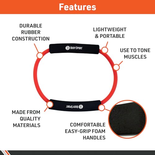 Body Sport Loop Tubing , Resistance Band with Foam Pad Handles for Strength Training and Rehabilitation - color: Blue, size: Light