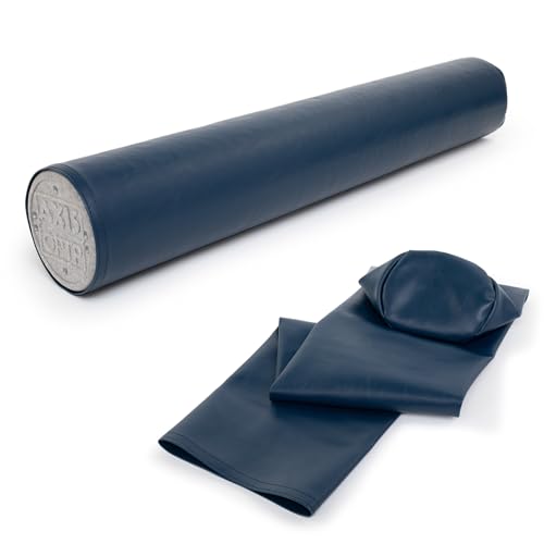 OPTP Foam Roller Cover - Made from Soft, Durable Latex-Free Vinyl - Easily Slides onto 36" x 6" Foam Rollers - Blue. Made in the USA