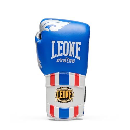 LEONE 1947, Thai Style Boxing Gloves - color: BLUE, size: 12