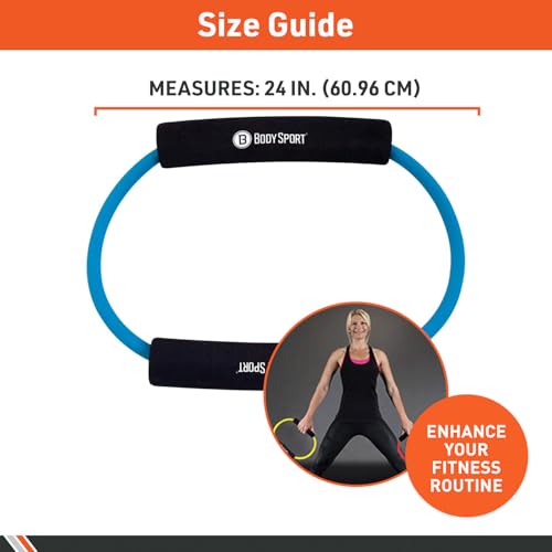 Body Sport Loop Tubing , Resistance Band with Foam Pad Handles for Strength Training and Rehabilitation - color: Blue, size: Light