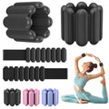 Wrist & Ankle Weights for Women, Wearable Strong Arm & Leg Weights Set of 2(1Lbs Each), Adjustable Ankle Weights for Walking, Yoga, Dance, Barre,Gym,Exercise,Pilates,Walking Running - color: Matte Black
