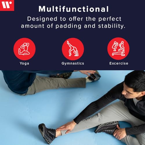 We Sell Mats 1/2 Inch Thickness Multipurpose EVA Foam Floor Tiles, Interlocking Floor Mat for Indoor Gym and Home Use, 24 in x 24 in - color: Charcoal Gray, style: 100 Square Feet (25 Tiles)