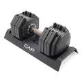 CAP ADJUSTABELL Adjustable Dumbbell Set, Premium Quick Select Adjustable Weights for Strength Training, Singles & Pairs, 12.5 LB, 25 LB & 55 LB, Round & Hex Dumbbells, Multiple Grip Handle Options - size: 55 lb - Copper Handle, style: Single