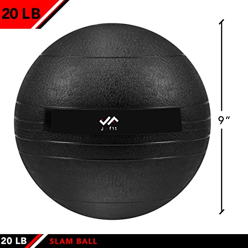 JFIT JFIT Slam Ball - color: Classic Black, size: 20 LB