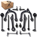 PartsW 14pc ES3571 EV80702 K620257 K620258 K620177 K620178 K80996 Suspension Steering Kit for Dodge Charger 2006-2010 Control Arm Tie Rod Ball Joint Sway Bar for Challenger Chrysler 300 RWD - size: 1. Control Arms, Tie Rods, Ball Joints 14Pc