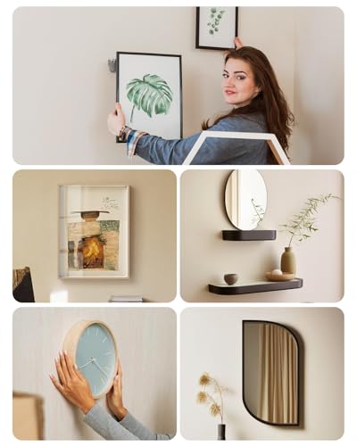 Picture Hangers Claw Hooks for Drywall：20Pcs Wall Picture Frame Hanging Hooks - No Damage Heavy Duty Art Picture Mirror Photo Poster Painting Hanger Hardware Kit - Claw for Room Office Decor