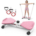 Waist Twister Machine Exercise, 326 lbs Ab Twister Board for Exercise, Home Gym, Balance Training & Fat Burning, Noiseless Workout Equipment for Women & Men - Twist Exercise Machine - color: Pink