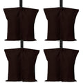 ABCCANOPY Canopy Weights 120 LBS Tent Sand Bags,4-Pack Brown(No Sand) - color: Brown, size: 120 LBS