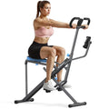 MERACH Upgraded Squat Machine for Women, Smart Row and Deep Squat Trainer with Tablet Stand, Adjustable Resistance & 350LB Weight Capacity, Foldable Home Exercise Equipment, Connect MERACH APP - style: R07 PRO - Grey