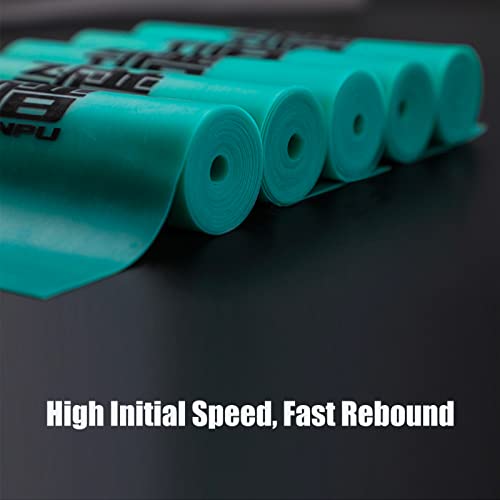 tetotak JINPU 2M Slingshot Bands Flat 0.4/0.45/0.5/0.55/0.6/0.65mm Transparent Blue Professional Adults Hunting Replacement Material Heavy Duty Homemade Simple Shot Shooting Quick Rebound - size: 0.4mm