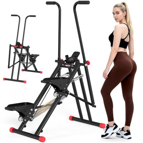 RELIFE REBUILD YOUR LIFE Stair Stepper for Home Exercise,New Version Stair Climber with Adjustable Resistance, Vertical Climber Cardio Exercise Machine for Full Body Workout, Extended Step Range