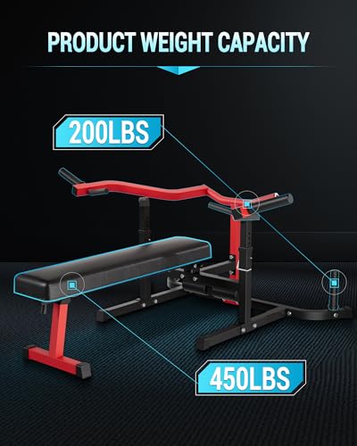 GAOMON Adjustable Bench Press Machine - 1250LBS Capacity Chest Press with Independent Converging Arms for Chest, Shoulder, AB Workouts ,Home Gym Equipment