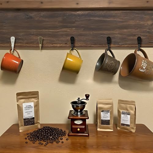 20 Pcs Key Hooks Coat Hooks for Hanging, Key Holder, Wall Mount Hook with Stainless Steel Screws, Command Hooks Utility Hangers for Key, Hat, Cup, Coat, Picture (Black) - color: Black