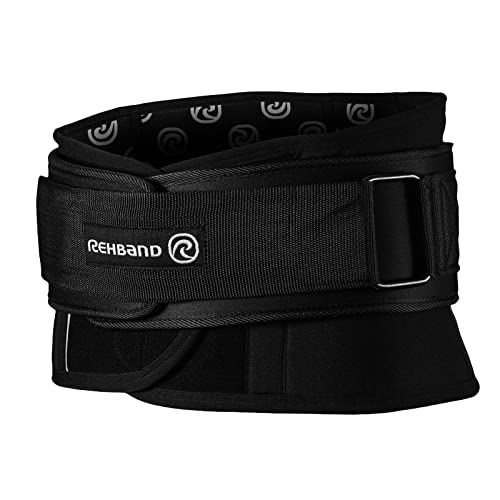 Rehband X-RX Back Support, Heavy weightlifting support 7mm neoprene, 2-in-1 back support with integrated lifting belt for heavy weight lifting workouts - size: XXXL