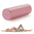 Sunny Health & Fitness High-Density Foam Roller 12" to 36", for Stretching & Muscle Recovery – Black, Blue, Pink - color: Pink, size: 12-Inch