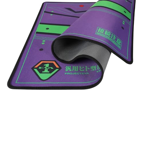 Office Chair Mat | Non-Slip Hard Floor Chair Mat 35"×47" | Evangelion Unit-01 Mech Inspired Design by TREASURE CASE - color: Unit-01