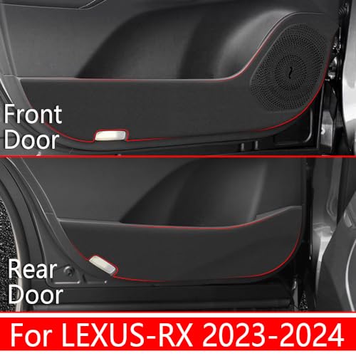 Car Door Anti Kick Pad for Lexus RX 350 350h 500h 2023 2024 2025 2026 Accessories Protector Mat Dirty Collision Stickers Inner Decorative