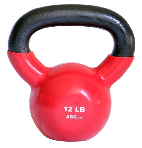 Ader Vinyl Kettlebell 5, 8, 10, 12, 15, 18, 20, 25, 30, 35, 40, 45,50 Lb - size: 12.0 Pounds