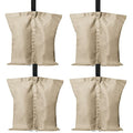 ABCCANOPY Canopy Weights 120 LBS Tent Sand Bags,4-Pack Beige(No Sand) - color: Beige, size: 120 LBS