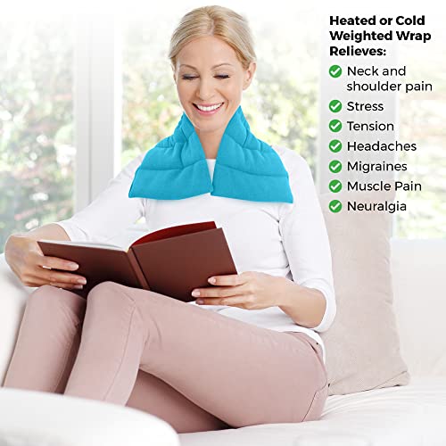 Microwavable Heating Pads 1 Piece Natural Moist Heat Pad for Back Pain, Neck and Shoulders, Nerve, Cramps, Lower Lumbar Relief - size: 1 Count (Pack of 1)