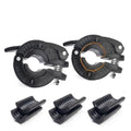 Barbell Clamps 1 Inch - 2 PCS Adjustable Barbell Clips Quick Release Locking Weight Clips Olympic Barbell Collars (Black 0.98-1.18inch) - color: Black 0.98-1.18inch