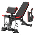 K KiNGKANG Adjustable Weight Bench,1050 lbs Foldable Workout Bench with 8 Back Positions, Incline Decline Flat Exercise Bench for Home Gym Full Body Strength Training - color: Black