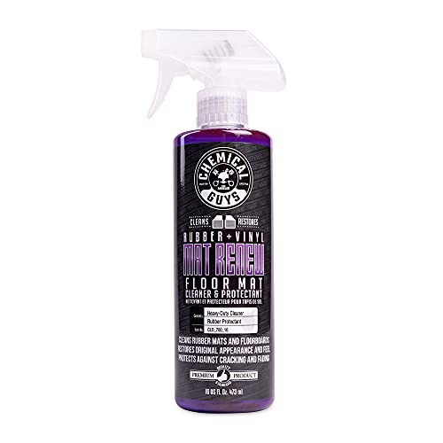 Chemical Guys, Mat Renew Rubber & Vinyl Mat Cleaner & Protectant, 16 oz | Cleans and revives rubber mats, liners and running boards, restoring a factory look with a protective finish