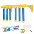 Reflex Drop Sticks Game,2026 New 3-Speed Adjustable Catching Toy with Wall Mount & Rope Hanging,USB Rechargeable Hand-Eye Reaction Training Toy for Kids Adults Seniors,Party Agility Game - color: Blue