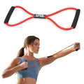 SPRI Ultra Toner Figure 8 Resistance Band with Padded Handles Great for Stretch, Exercise, Fitness Training, Yoga, Resistance Weights, Therapy, Gym or Home Workout Equipment. - size: Medium, style: Medium