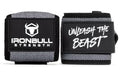 Powerlifting Wrist Wraps for Weightlifting & Bench Press - IPF Approved Heavy Duty Wrist Straps for Powerlifting, Bodybuilding & Strength Training - Competition Grade Support - color: Grey
