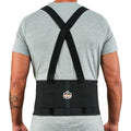 Ergodyne ProFlex 1650 Back Support Belt, 7.5" Elastic, Adjustable, Removeable Straps, Small, Black - size: Small (Pack of 1)