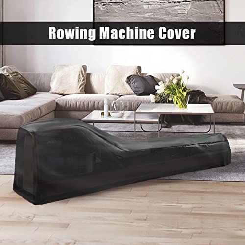 Rowing Machine Cover, Rower Outdoor Cover for Concept 2 Rowing Machine Waterproof Row Machine Cover for Hydrow Rowing Machine, Dustproof Fitness Equipment Protective Cover - size: for Concept 2 Row Machine (95"L×24"W×40"H)