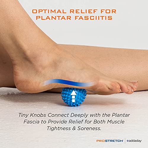 ProStretch Footy, Textured Massage Ball for Plantar Fasciitis & Foot Pain | Textured Spiky Massage Ball for Foot Pain Relief, Muscle Soreness & Deep Tissue Therapy