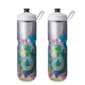 HydraPak | Polar Bottle - Polar Sport Insulated Water Bottle 2-Pack - BPA-Free, Sport & Bike Squeeze Bottle with Handle (Splash Multi, 700ml / 24oz) - color: Splash Multi, style: 24oz/700ml (2-Pack)