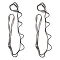 2Pcs Adjustable Anti-Gravity Chrysanthemum Swing Flying Stretch Belt Rope Climbing Daisy Chains Extension Yoga Belt Hanging - color: Grey, size: 1.1M