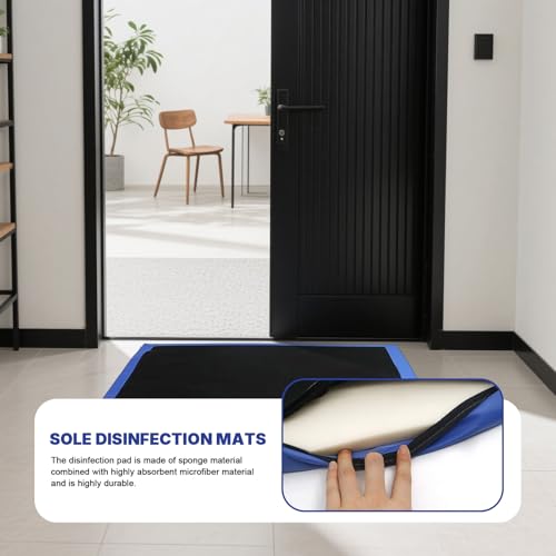 Shoe Solesdisinfecting Floor Mats, Sponge Entrance Mat, Shoe Sanitizer Mat Entry Disinfect Doormat for Hospital Laboratory Indoor Outdoor Floor(60x110cm) - size: 60x110cm