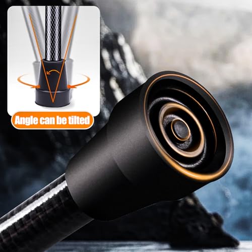 Collapsible Carbon Fiber Cane Walking Stick for Seniors Men Women | Compact Fold-Down Design with Anti-Slip Tip for Uneven Terrain,Mobility Aid for Balance and Stability