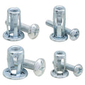 80 Pack Hollow Door Anchor Set, M4 M5 M6 | Metal Cavity Fixing, Aluminium Cladding, Extra Short Wall Anchors for Steel Pipe Iron Sheet Plastic Sheet - size: 80 Pack(M4 M5 M6)