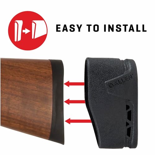 Allen Company Recoil Eraser II Slip‑On Pad – Universal Rifle & Shotgun Recoil Reduction Sleeve – Cushioned Silicone for Enhanced Comfort & - size: Large