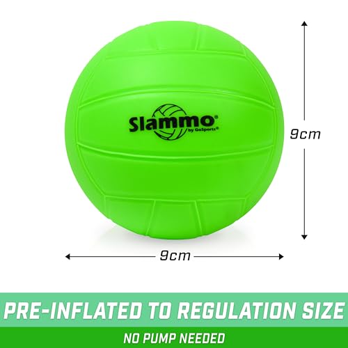 GoSports Slammo Official Replacement Balls 3-Pack - Works for All Roundnet Game Sets - Choose Between Competition Size or XL Size Balls - color: Competition