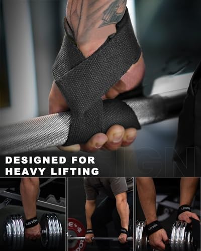 Barbell Squat Pad Set- Nylon Padding AntiSlip- Thick Foam Barbell Pad for Squats Cushion,Lunges&Bar Padding for Hip Thrusts -Standard Olympic Weight Bar Pad (Wrist Straps Weightlifting-Ankle Straps) - color: Black