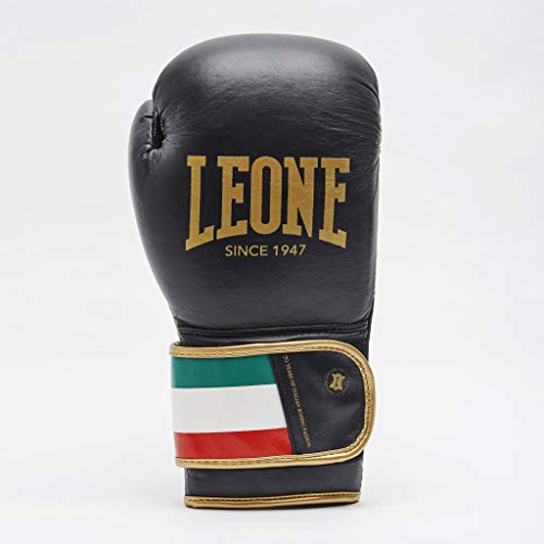 LEONE 1947, Italy'47 Boxing Gloves - color: black, size: 10OZ