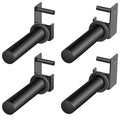 EVERYMATE Power Rack & Squat Rack Attachments Olympic Weight Plate Holder – Fits 2x2,2.3x2.3,3x3 Inch Tubes, 1" or 5/8" Hole – Bumper Plate Storage - color: For 2.36x2.36 Rack with 5/8" Hole (4 Pack)