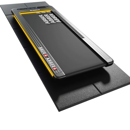 Foldable Treadmill Walking Pad Mat for Carpet Floors,72" x 35.5" 6mm Thick Treadmill Mat for Hardwood Floor,Indoor Exercise Stationary Bike,Elipitial, Gym Equipment, Noise Shock Absorption - size: 72"L x 35.5"W x 0.24"Th