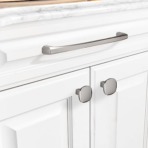 COTYKILEY 10 Pack 7Inch(177mm) Brushed Satin Nickel Kitchen Cabinet Handles Silver Cabinet Pulls Cabinet Door Handles Kitchen Cabinet Hardware Cupboard Drawer Pulls Dresser Handles - color: Brushed Satin Nickel, size: 7" Hole Center（177MM）